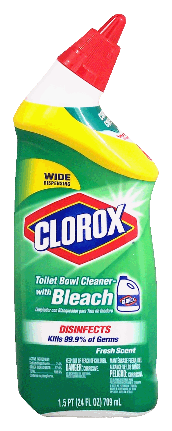 Clorox  toilet bowl cleaner with bleach fresh scent Full-Size Picture